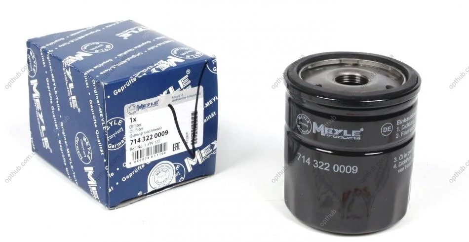 Фільтр масляний Ford Focus/ C-Max/ Galaxy 1.8 TDCI 04-12 UA63 MEYLE 714 322 0009 (фото 1)
