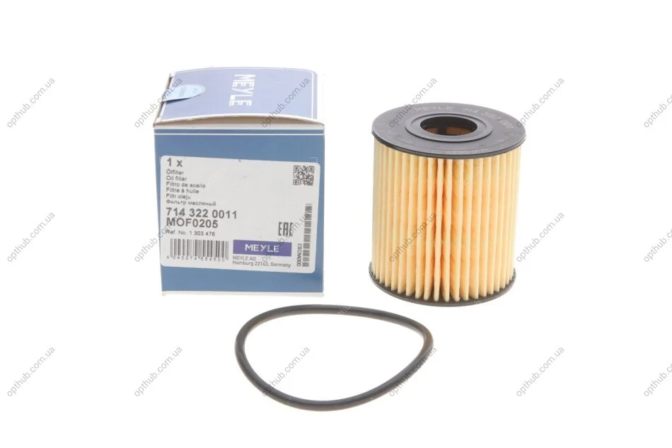 Фильтр масляный Ford Transit/Citroen Jumper 2.2HDI/2.4TDCi 06-/Peugeot 2.0HDI 03- UA63 MEYLE 714 322 0011 (фото 1)