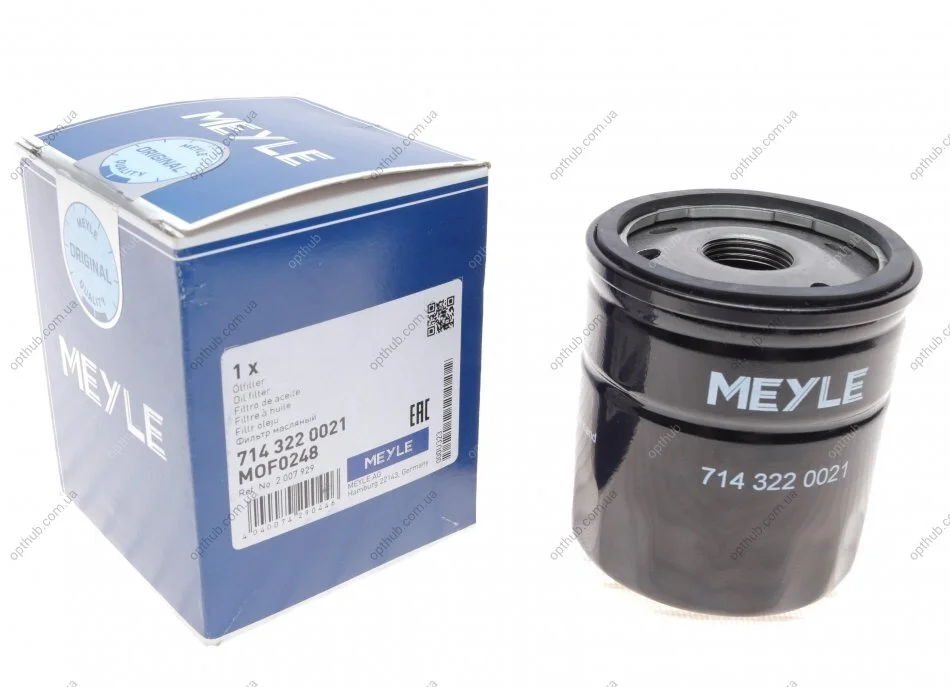 Фільтр масляний Ford Transit 2.0TDCI 15- (opt-om) MEYLE 714 322 0021 (фото 1)