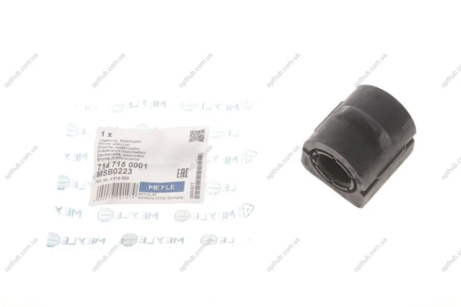 Втулка стабілізатора (заднього) Ford Connect 02- (d=22mm) (високий дах) (opt-om) MEYLE 714 715 0001 (фото 1)