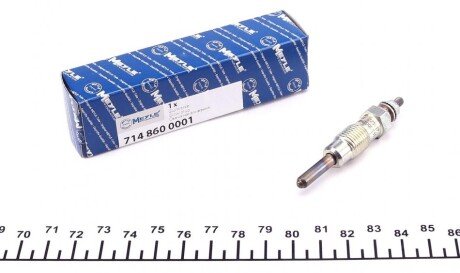 Свічка розжарювання Fiat Ducato 2.5D 94-02 (M12x1.25) 11V UA63 MEYLE 714 860 0001
