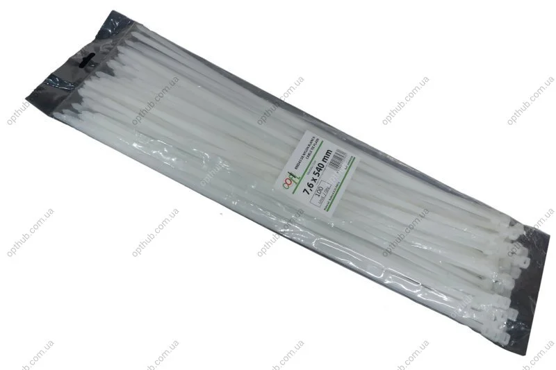 Хомут пластиковый 7,6х540мм. черный (100шт) (Cofil) C.I.U MIKALOR CABLE TIE 7,6х540 (фото 1)