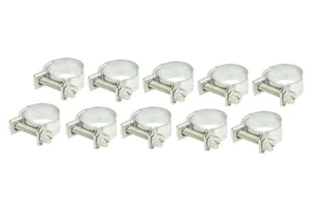 (EN) Screw band 52-03010608 комплектація 10шт, ширина 10 мм, максимальний діаметр 18мм, діаметр 16-18 мм, матеріал: гальванізований / (en) soft steel, вид сталі: W1 MIKALOR OSM 03010608 10SZT