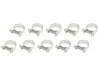 (EN) Screw band 52-03010616 комплектація 10шт, ширина 10 мм, максимальний діаметр 20мм, діаметр 18-20 мм, матеріал: гальванізований / (en) soft steel, вид сталі: W1 MIKALOR OSM 03010616 10SZT (фото 1)