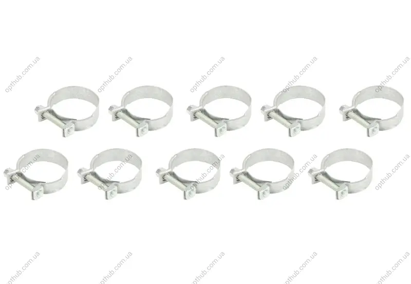 (EN) Screw band 52-03010667 комплектація 10шт, ширина 10 мм, максимальний діаметр 28мм, діаметр 25-28 мм, матеріал: гальванізований / (en) soft steel, вид сталі: W1 MIKALOR OSM 03010667 10SZT (фото 1)