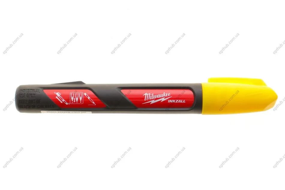 Маркер на основі рідкої фарби InkZAll, жовтий MILWAUKEE 48223721 (фото 1)