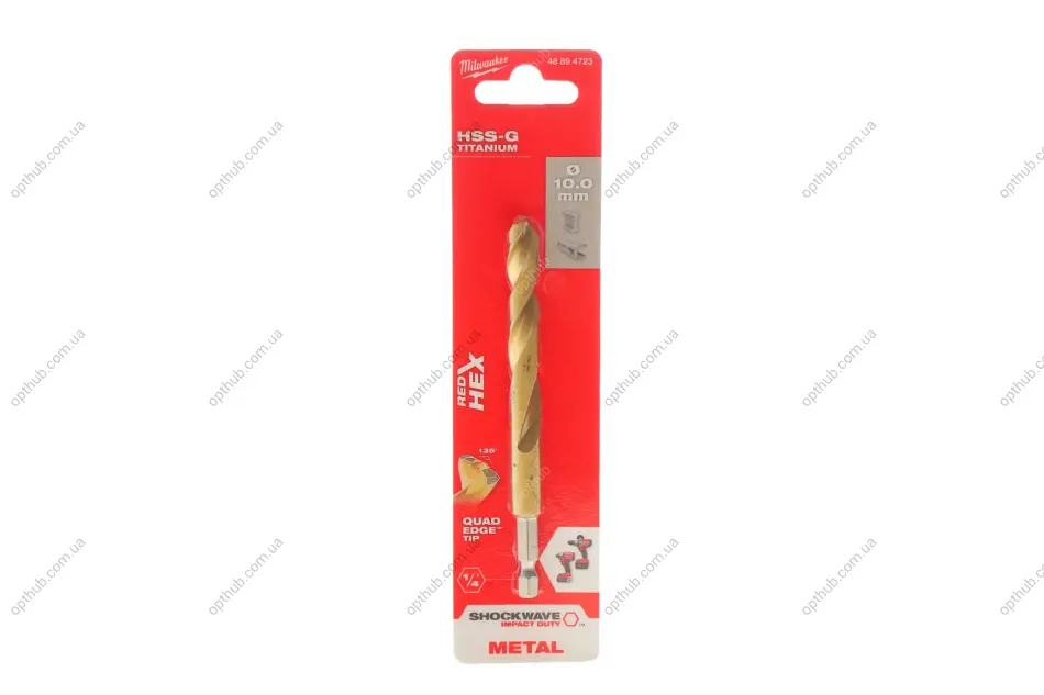 Свердло спіральне по металу, HSS, DIN 338, D6,7 mm, ZEBRA {арт. 0624000670} MILWAUKEE 48894723 (фото 1)
