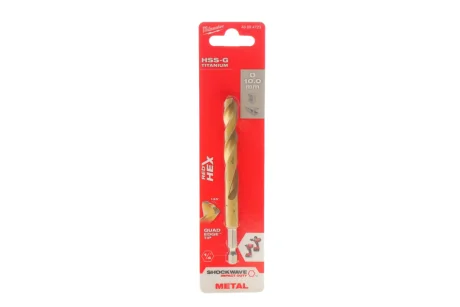 Свердло спіральне по металу, HSS, DIN 338, D6,7 mm, ZEBRA {арт. 0624000670} MILWAUKEE 48894723