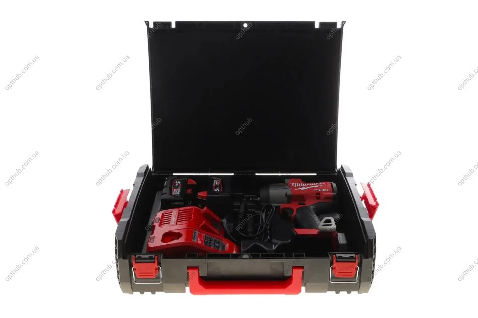 Гайкокрут акумуляторний 1/2", M18 FHIW2F12-502X, 2034Нм, (+ заряд.пристрій, 2 акум., HD кейс) MILWAUKEE 4933492783 (фото 1)