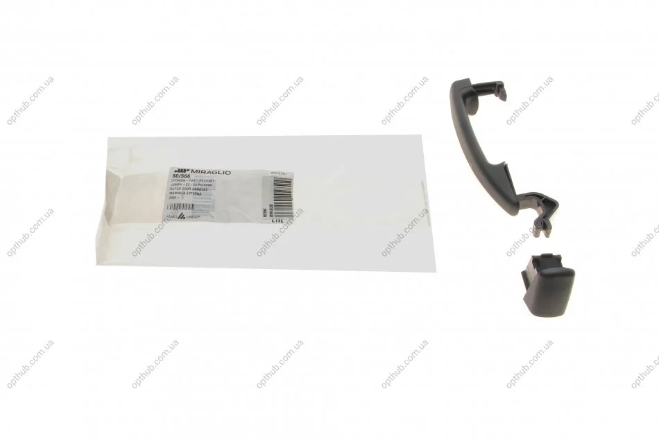 Ручка дверей (передних/ззовни) (R) Citroen Berlingo/Peugeot Partner/Expert 08- UA63 MIRAGLIO 80/566 (фото 1)