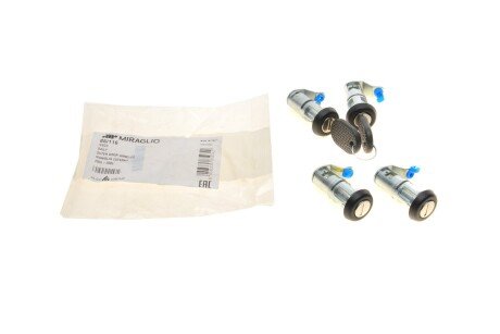 Серцевина замку (к-кт 4шт.) Iveco Daily 99-11 (+ 2 ключі) (opt-om) MIRAGLIO 85/116