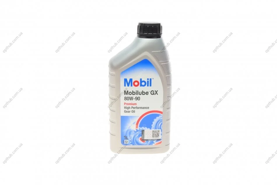 Масло трансмисс. Mobilube GX 80W-90 API GL-4 (Канистра 1л) MOBIL 142116 (фото 1)