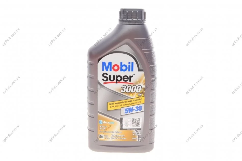 Масло моторн. Mobil SUPER 3000 XE 5W-30 (Канистра 1л) MOBIL 151456 (фото 1)