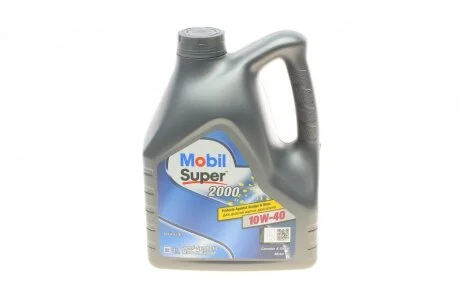 Моторное масло Mobil Super 2000 X1 10W-40, 4л MOBIL 152568