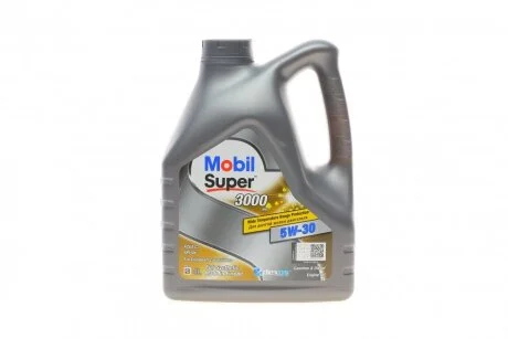 Моторное масло Mobil Super 3000 XE 5W-30, 4л MOBIL 153018