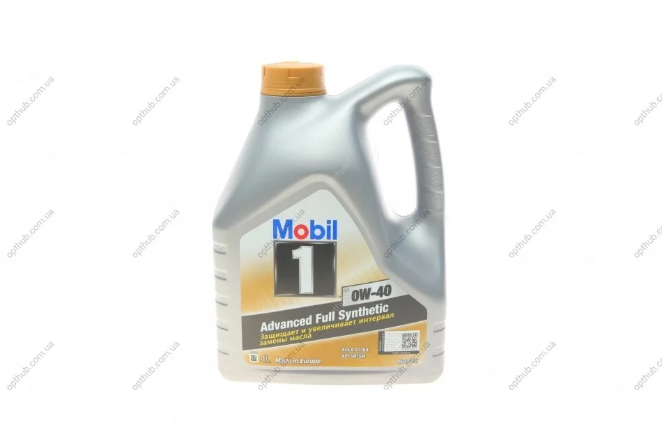 Моторна олива Mobil 1 FS 0W-40, 4л MOBIL 153692 (фото 1)