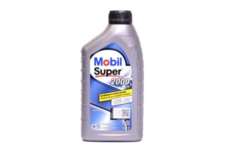 Олива моторна SUPER 2000 X1 5W-30 (Каністра 1л) MOBIL 155184