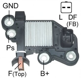 Регулятор напряжения генератора РЕГУЛЯТОР НАПРЯЖЕНИЯ ГЕНЕРАТОРА 333953 CN MOBILETRON VRB0706