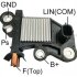 Регулятор напряжения генератора РЕГУЛЯТОР НАПРЯЖЕНИЯ ГЕНЕРАТОРА 335250 CN | LIN2-H-2 F/8 MOBILETRON VRB840 (фото 1)
