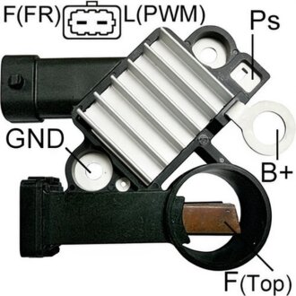 Регулятор напруги генератора РЕГУЛЯТОР НАПРУГИ D2023 CN -ua MOBILETRON VRD186