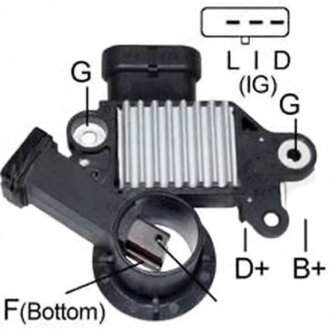 Регулятор напруги генератора РЕГУЛЯТОР НАПРУГИ D2262 CN -ua MOBILETRON VRD716