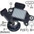 Регулятор напруги генератора РЕГУЛЯТОР НАПРУГИ D2206 CN -ua MOBILETRON VRD717 (фото 1)