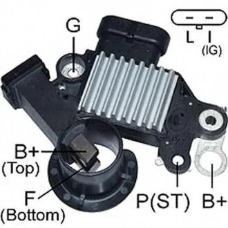 Регулятор напруги генератора РЕГУЛЯТОР НАПРУГИ D2206 CN -ua MOBILETRON VRD717