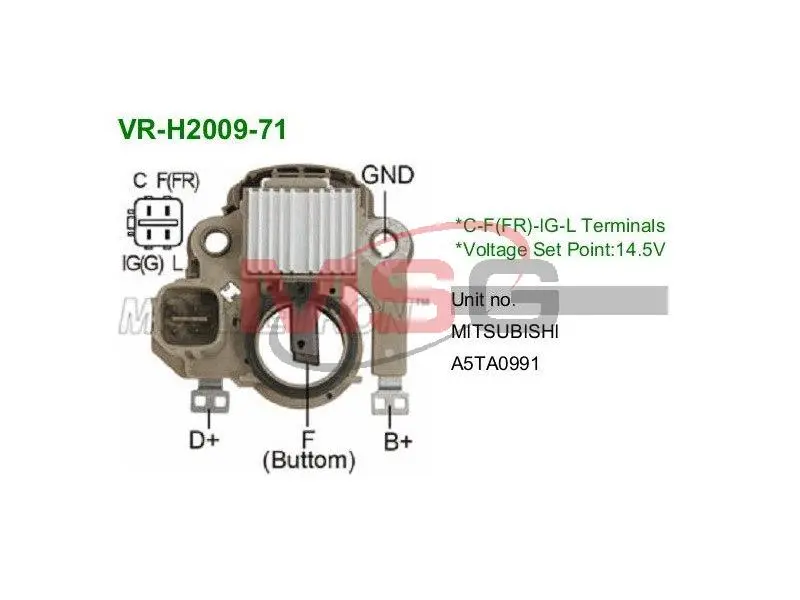 Регулятор напряжения генератора РЕГУЛЯТОР НАПРЯЖЕНИЯ IM850 CN MOBILETRON VRH200971 (фото 1)