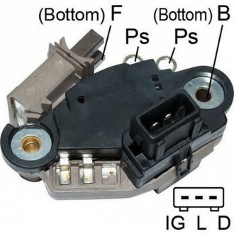 Регулятор напруги генератора РЕГУЛЯТОР НАПРУГИ 230944 CN -ua MOBILETRON VRPR3617H