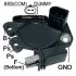 Регулятор напруги генератора РЕГУЛЯТОР НАПРУГИ 236597 CN -ua MOBILETRON VRV3780 (фото 1)