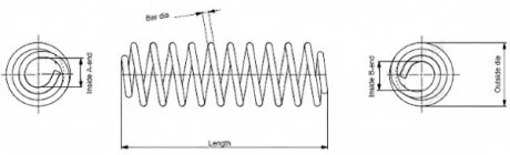 Пружини підвіски MONROE SE2931