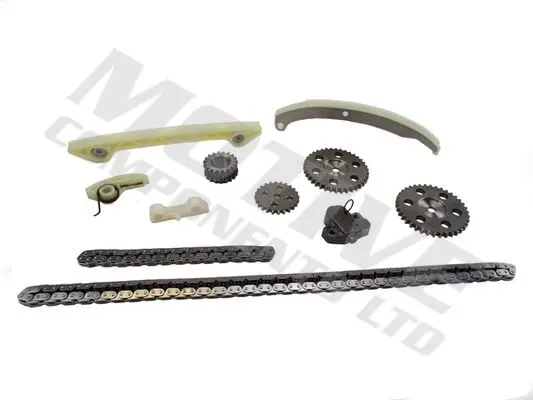 Комплект ГРМ (ланцюг + шестерня) VOLVO C30, S40 II, V50, V70 III FORD C-MAX, FIESTA V, FOCUS C-MAX, FOCUS II, GALAXY II, GALAXY MK II, MAVERICK, MONDEO III, MONDEO IV, S-MAX 1.8-2.3 10.00- MOTIVE TCK206 (фото 1)