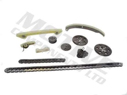 Комплект ГРМ (ланцюг + шестерня) VOLVO C30, S40 II, V50, V70 III FORD C-MAX, FIESTA V, FOCUS C-MAX, FOCUS II, GALAXY II, GALAXY MK II, MAVERICK, MONDEO III, MONDEO IV, S-MAX 1.8-2.3 10.00- MOTIVE TCK206