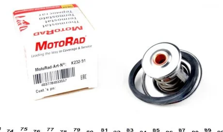 Термостат Opel Ascona/Astra/Kadett/Vectra 1.6D-1.8i 84-00 UA63 MOTORAD 232-91K
