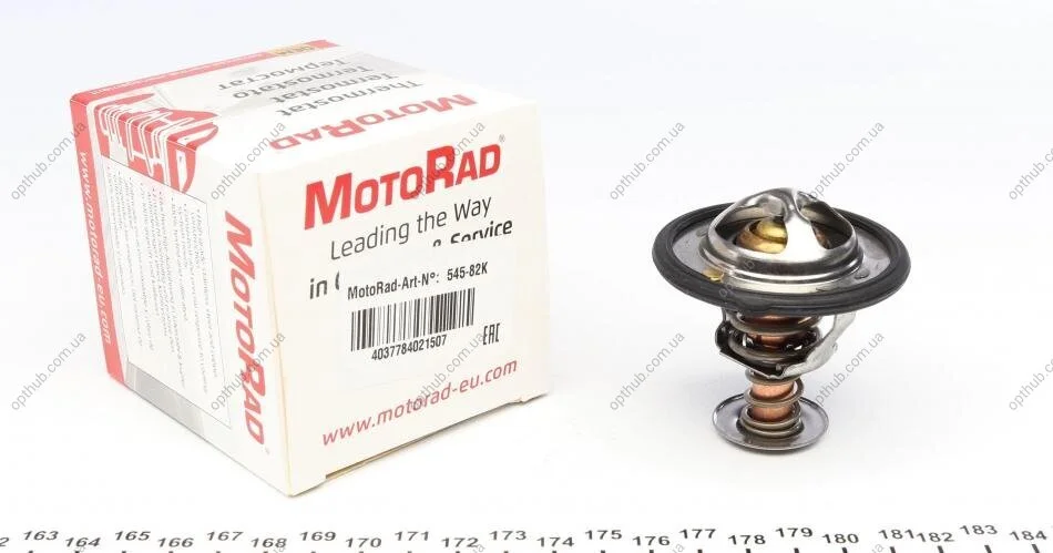 Термостат Hyundai Sonata IV/Santa Fe I 2.0/2.4 98-06 (82°C) (opt-om) MOTORAD 545-82K (фото 1)