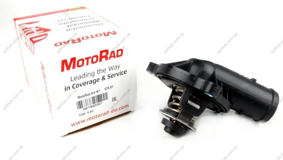 Термостат Audi A4/A6/VW Touareg 2.7-3.0TDI 03- (87°C) UA63 MOTORAD 578-87K (фото 1)