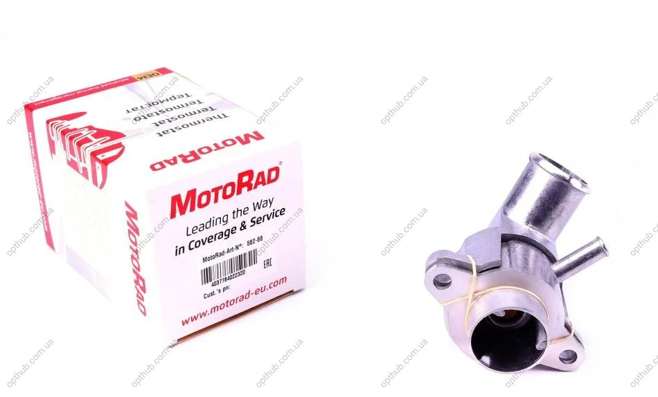 Термостат Chevrolet Aveo 1.4i/Daewoo Nubira 1.6 16V 97- (88°С) UA63 MOTORAD 582-88 (фото 1)