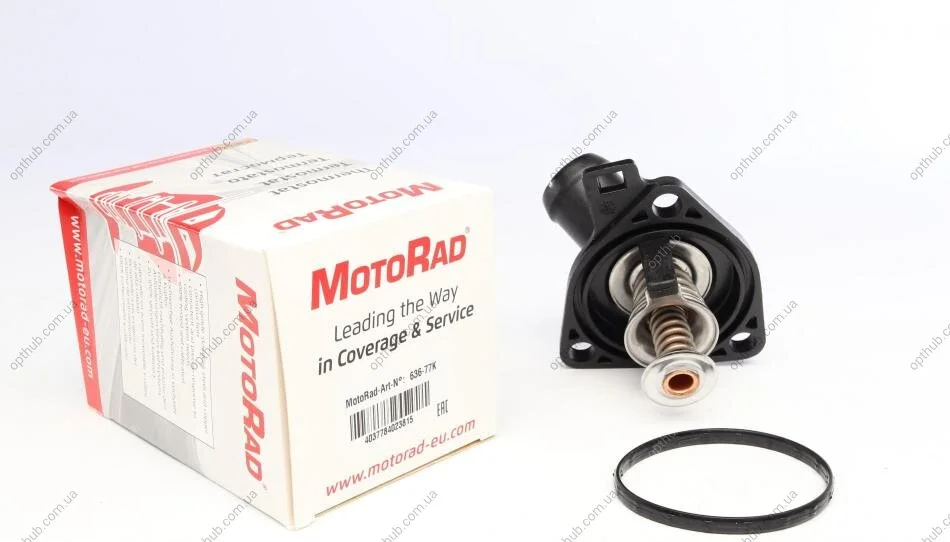 Термостат Honda CR-V III/Accord VIII 2.0i/2.4i 03- (77°C) (opt-om) MOTORAD 636-77K (фото 1)