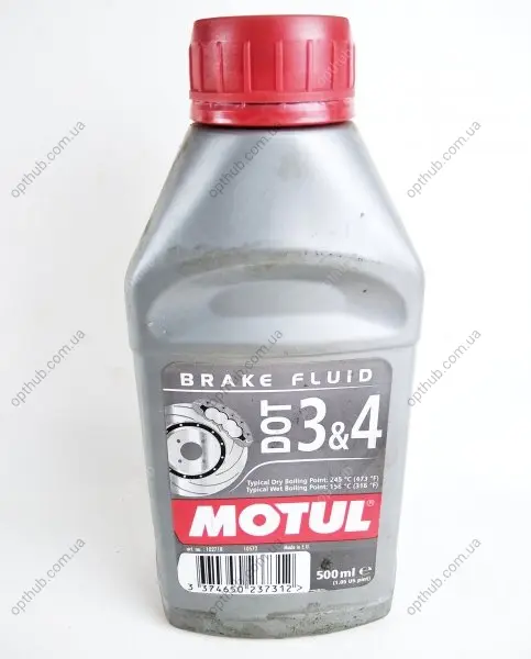 DOT 3&4 Brake Fluid 12х0,500 L MOTUL 102718 (фото 1)