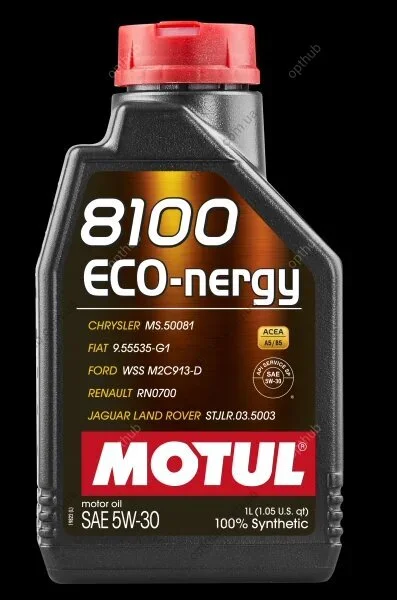 Олива моторна 8100 Eco-nergy 5W-30 1л MOTUL 102782 (фото 1)