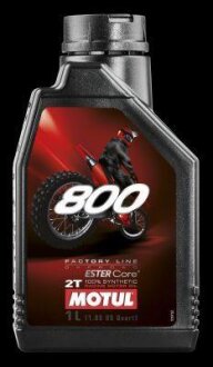 Масло моторное 800 2T Factory Line Off Road, MOTUL 104038