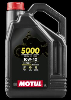 Олива моторна 5000 4T 10W-40 4л MOTUL 104056