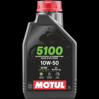 Олива моторна 5100 4T 10W-50 1л MOTUL 104074
