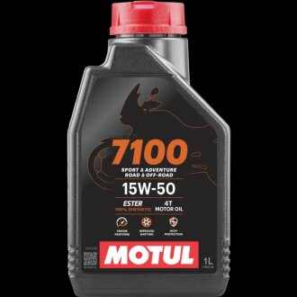 Олива моторна 7100 4T 15W-50 1л MOTUL 104298
