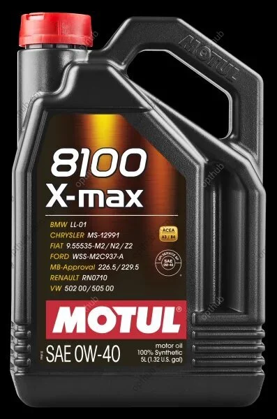 Олива моторна 8100 X-max 0W-40 5л MOTUL 104533 (фото 1)