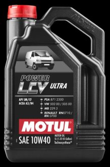 Олива моторна Power LCV Ultra 10W-40 5л MOTUL 106156