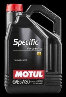 Моторное масло Specific VW 504.00-507.00 5W-30 5 л MOTUL 106375