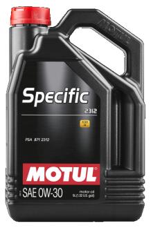 Олива моторна Specific 2312 0W-30 5л MOTUL 106414