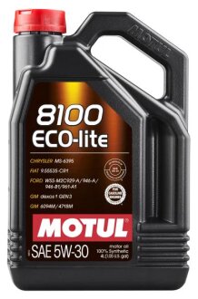 Олива моторна 8100 Eco-lite 5W-30 4л MOTUL 108213