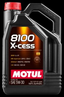 Олива моторна 8100 X-cess 5W-30 5л MOTUL 108946